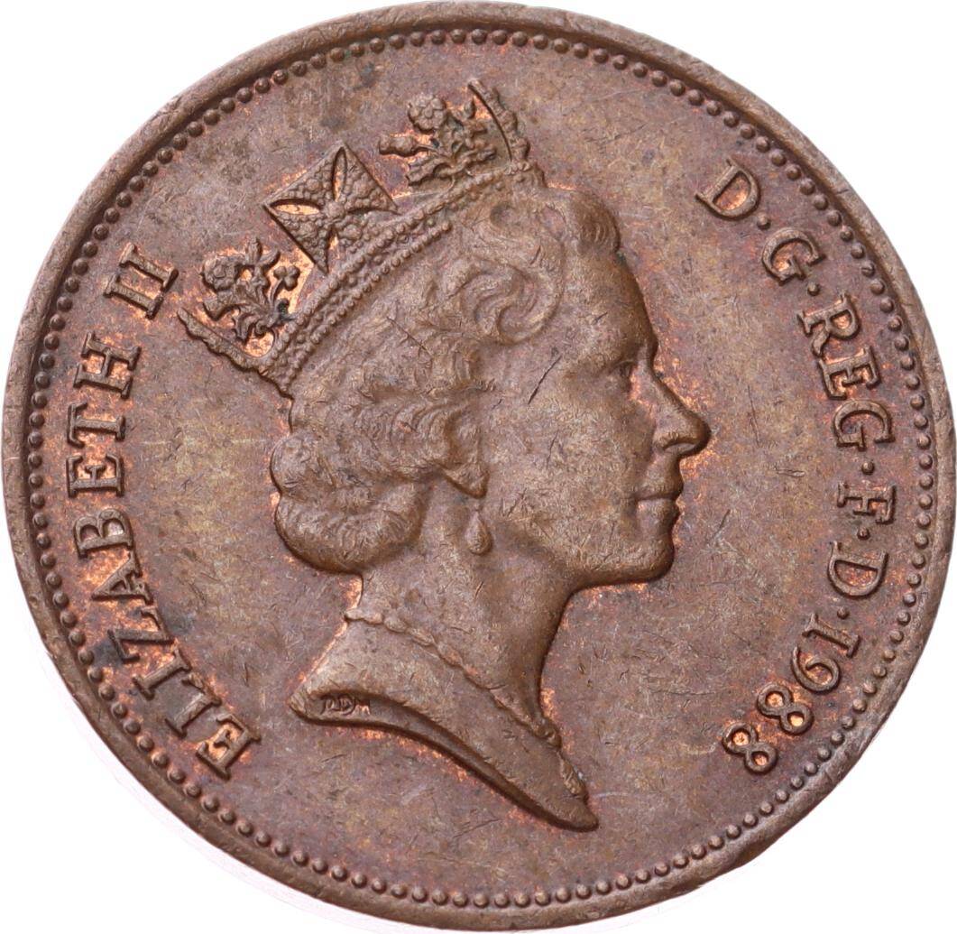 İngiltere 2 Pence 1988 *Kraliçe Elizabeth II* ÇÇT YMP11272 - 2
