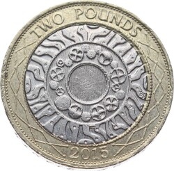İngiltere 2 Pound 2015 * Elizabeth II * ÇÇT YMP11049 - 2