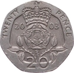 İngiltere 20 Pence 2003 * Elizabeth II * ÇT+ YMP11065 - 2