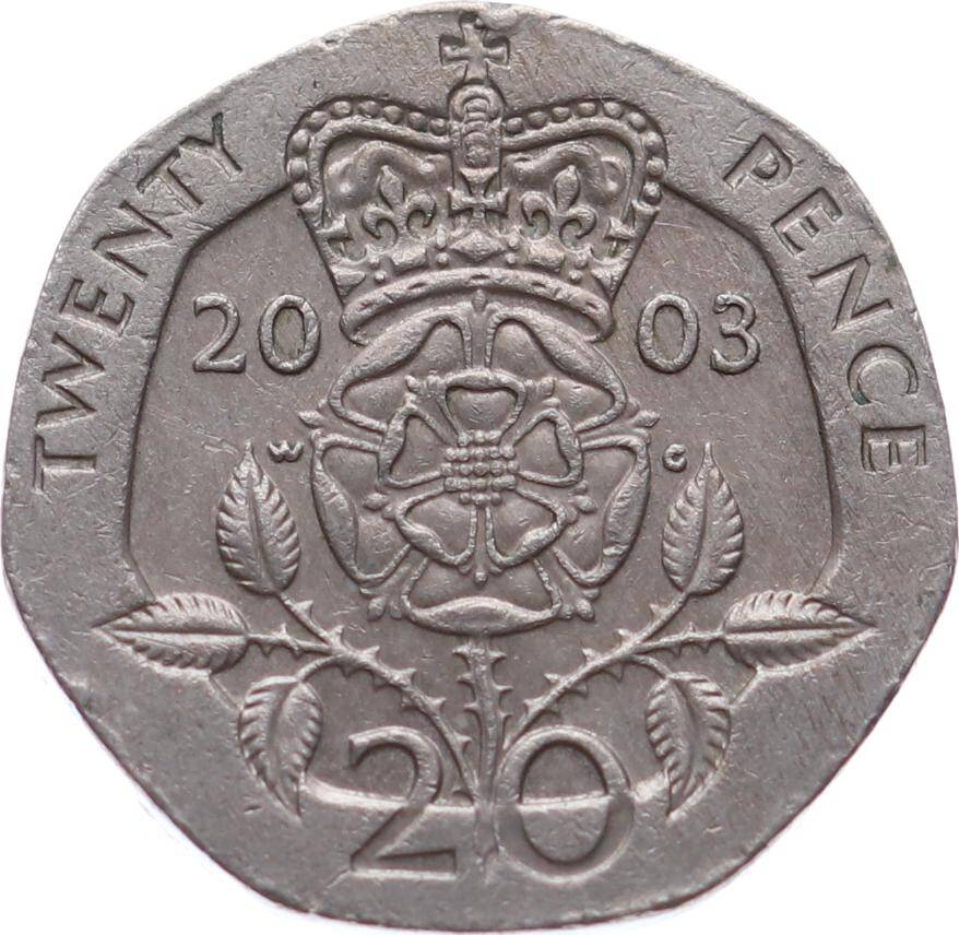 İngiltere 20 Pence 2003 * Elizabeth II * ÇT+ YMP11065 - 2