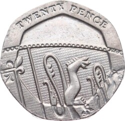 İngiltere 20 Pence 2019 * Elizabeth II * ÇÇT YMP11054 - 2