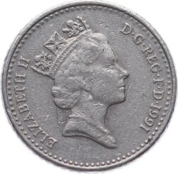 İngiltere 5 Pence 1991* Elizabeth II * ÇT+ YMP11069 - 3