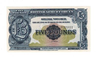 İngiltere 5 Pound 1948 ÇİL *Ordu Parası* YKP1928 - 1