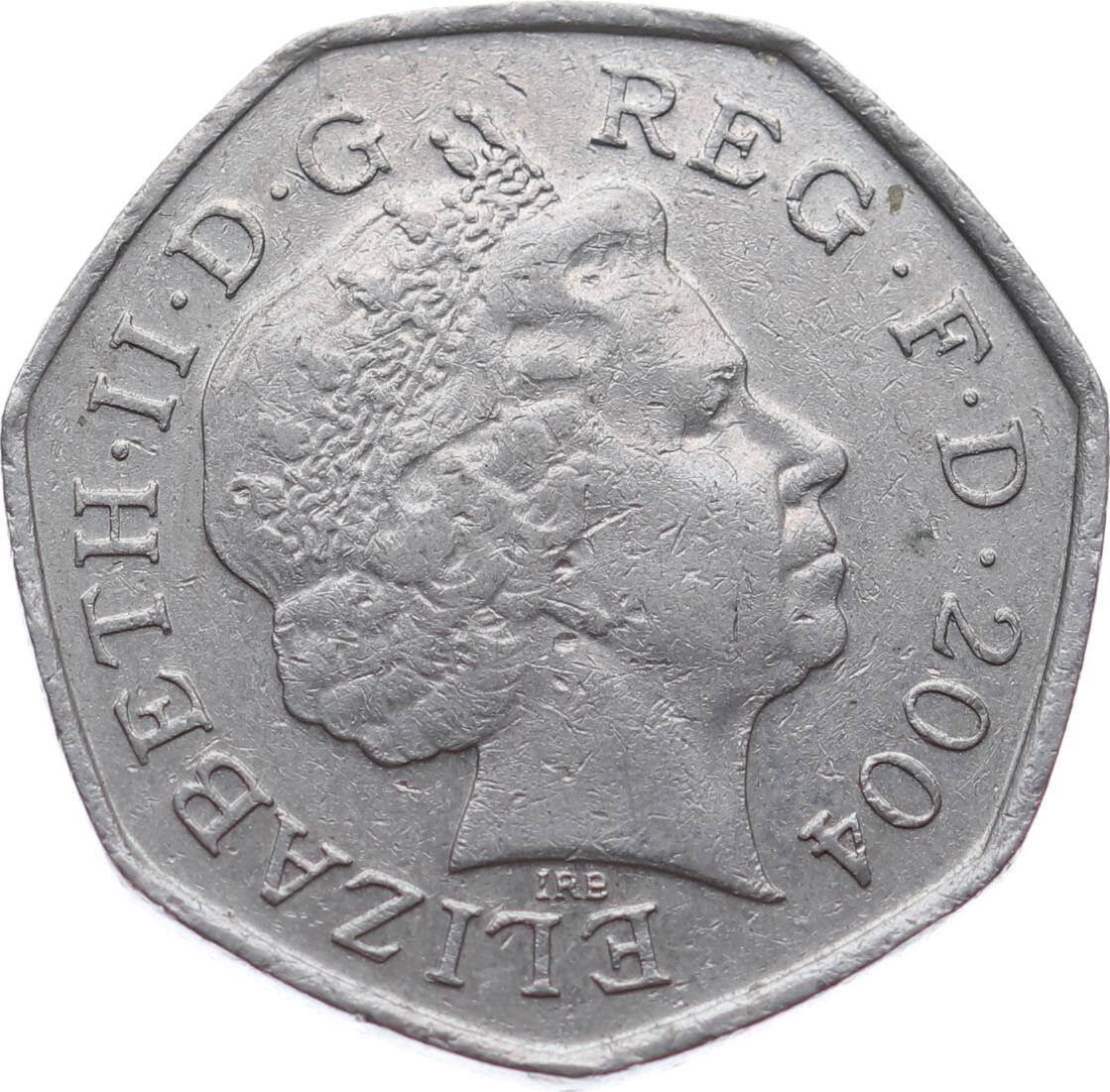 İngiltere 50 Pence 2004 * Elizabeth II * ÇÇT YMP11052 - 1