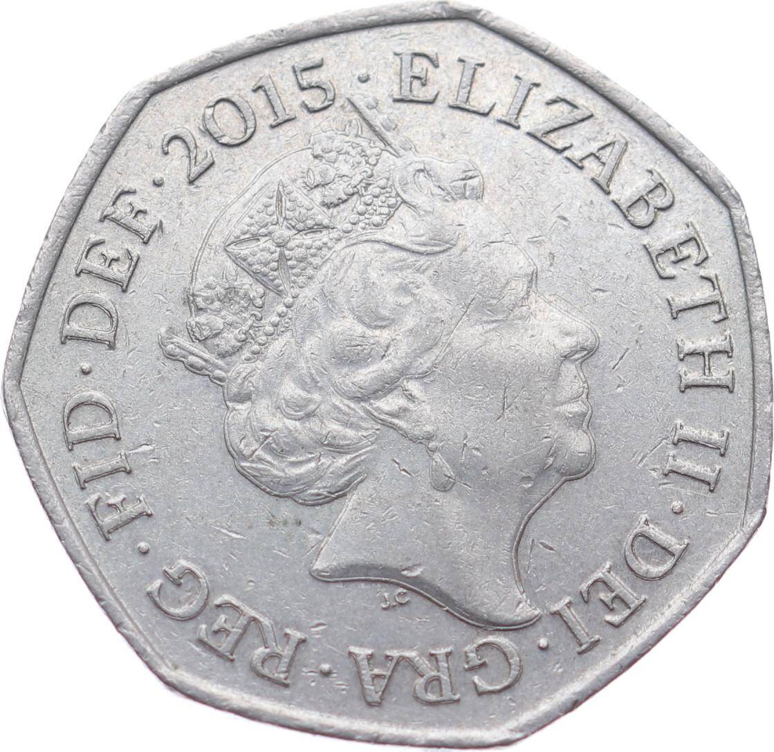 İngiltere 50 Pence 2015 * Elizabeth II * ÇT YMP11057 - 3