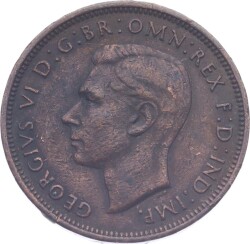 İngiltere Half Penny 1942 ' George VI Dönemi ' ÇT YMP11194 - 2