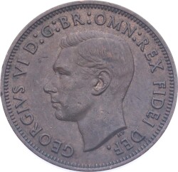 İngiltere Half Penny 1949 ' George VI Dönemi ' ÇÇT YMP11202 - 2