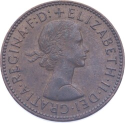 İngiltere Half Penny 1966 ' Kraliçe Elizabeth II Dönemi ' ÇÇT YMP11197 - 2