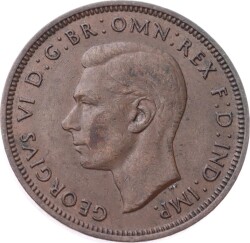 İngiltere ½ Penny 1948 *Kral George VI* ÇÇT YMP11258 - 2