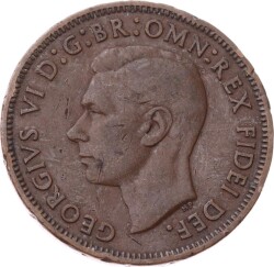 İngiltere ½ Penny 1949 *Kral George VI* ÇÇT YMP11259 - 2