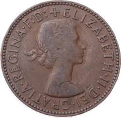 İngiltere ½ Penny 1959 *Kraliçe Elizabeth II* ÇÇT YMP11265 - 2