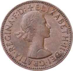 İngiltere ½ Penny 1962 *Kraliçe Elizabeth II* ÇÇT YMP11266 - 2