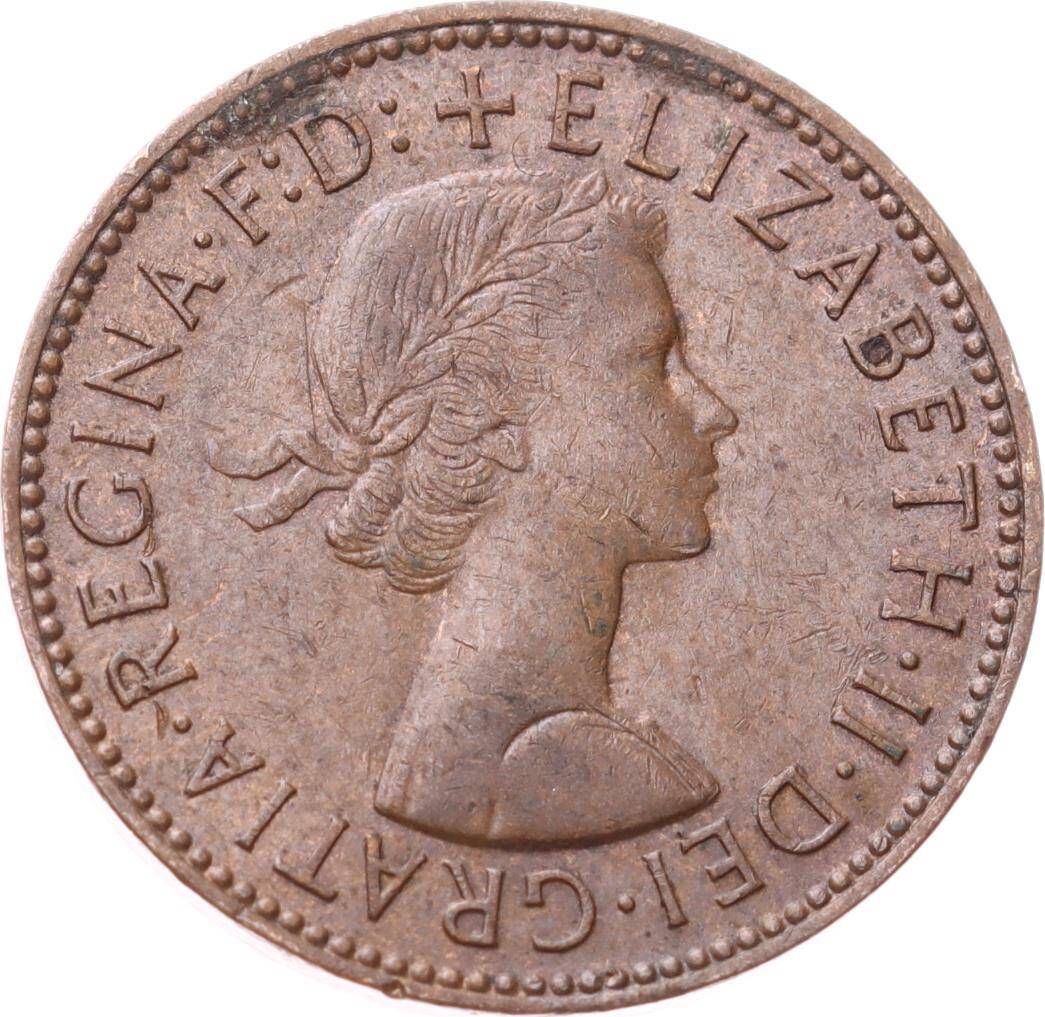 İngiltere ½ Penny 1965 *Kraliçe Elizabeth II* ÇÇT+ YMP11269 - 2