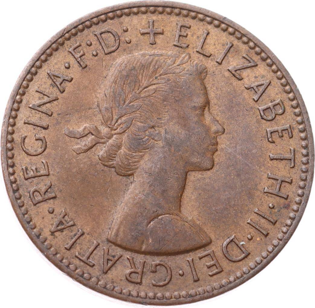 İngiltere ½ Penny 1966 *Kraliçe Elizabeth II* ÇÇT YMP11270 - 2