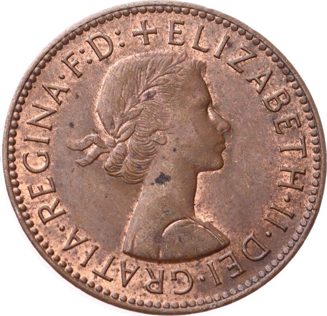 İngiltere ½ Penny 1967 *Kraliçe Elizabeth II* ÇİL YMP11271 - 2