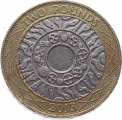 İngiltere 2 Pound 2013 *Elizabeth II* ÇÇT YMP11193 - 2