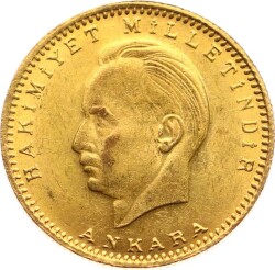 İnönü 100 Kuruş 192323 Meskük KulpsuzÇİL TCA243 #885 - 1