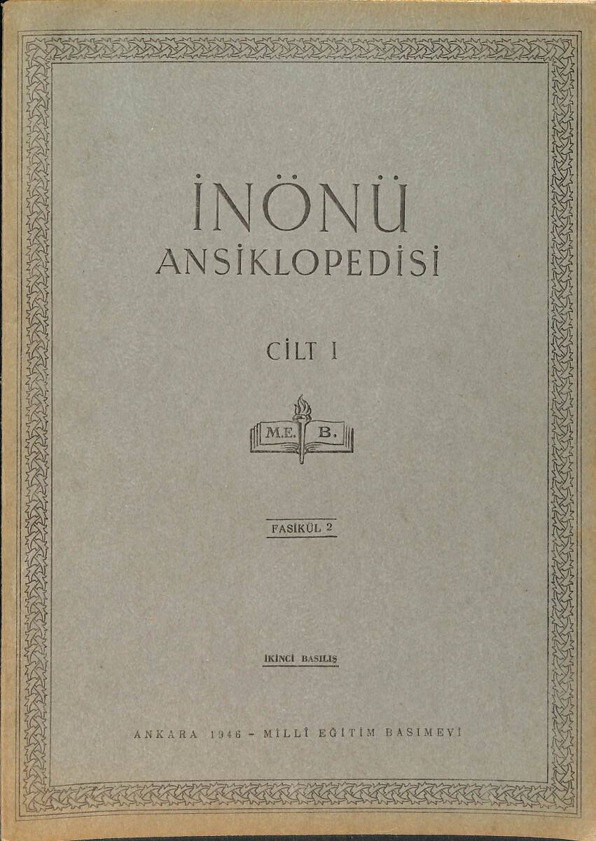 İnönü Ansiklopedisi Cilt 1 Fasikül 2 NDR91576 - 1