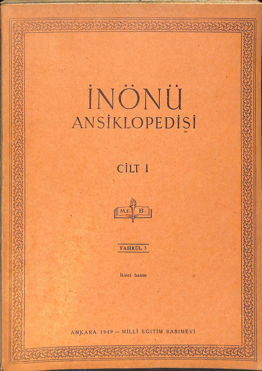 İnönü Ansiklopedisi Cilt 1 Fasikül 3 NDR91575 - 1