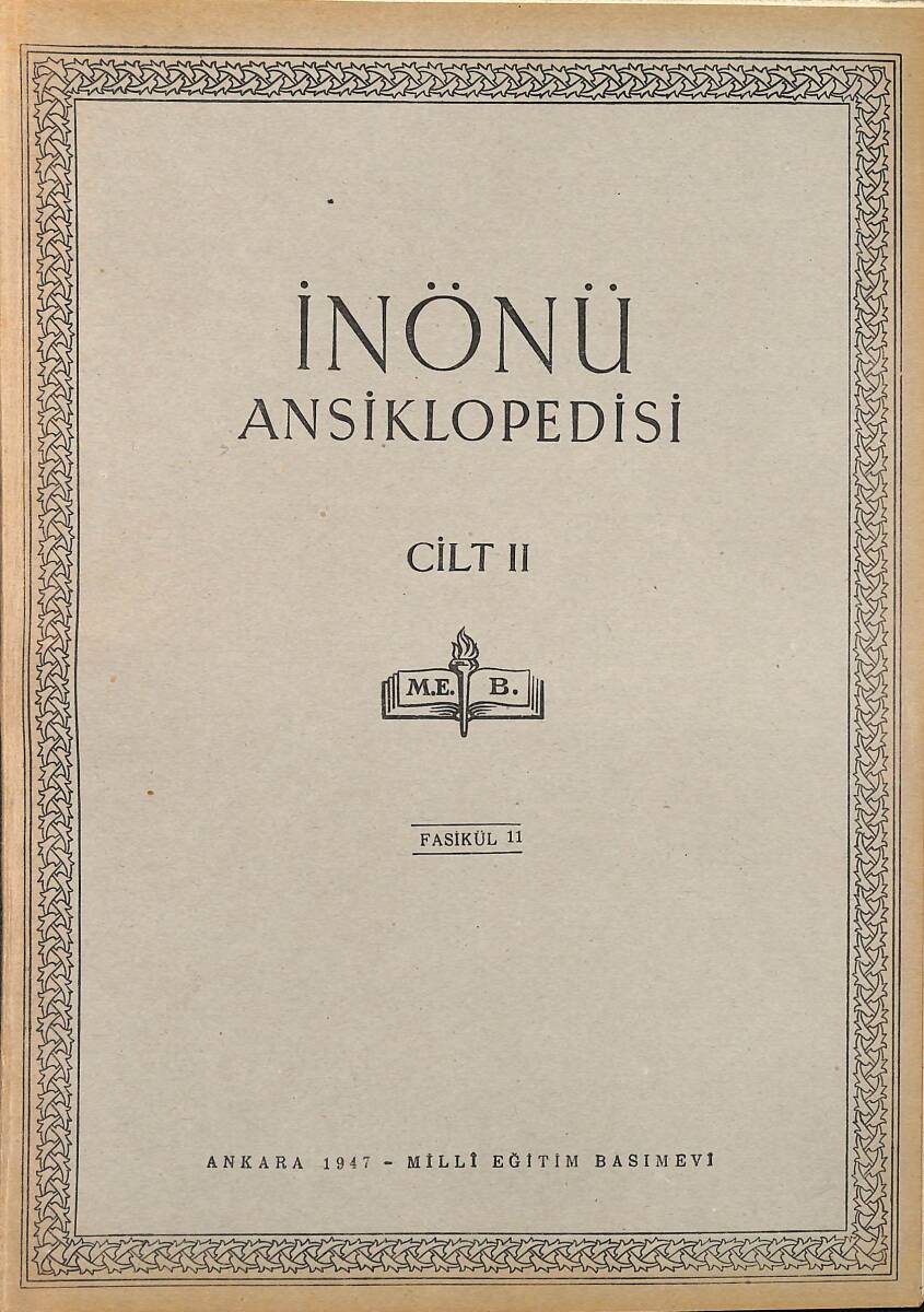 İnönü Ansiklopedisi Cilt 2 Fasikül 11 NDR91497 - 1