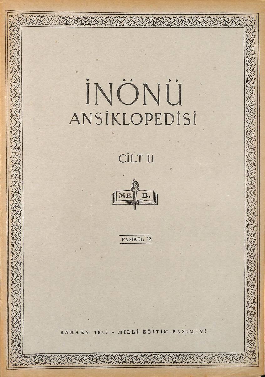 İnönü Ansiklopedisi Cilt 2 Fasikül 12 NDR91496 - 1