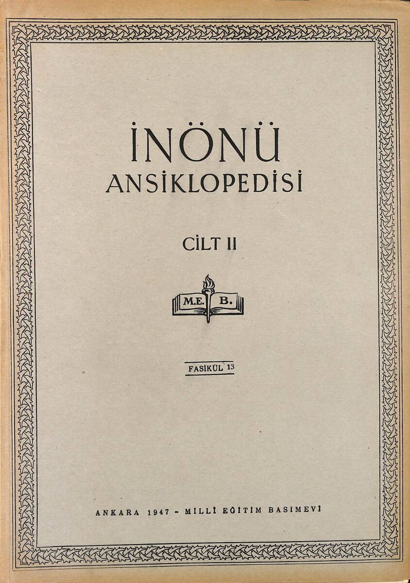 İnönü Ansiklopedisi Cilt 2 Fasikül 13 NDR91495 - 1
