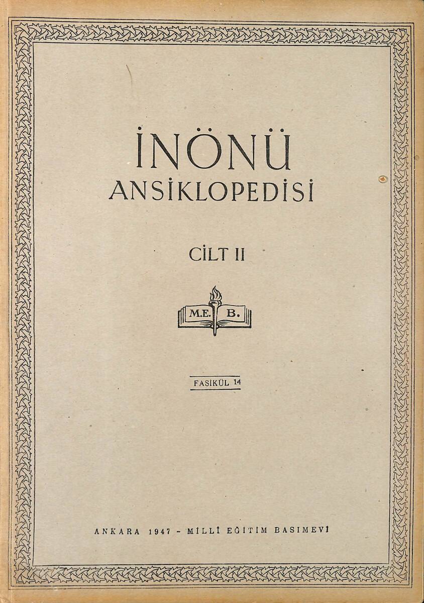 İnönü Ansiklopedisi Cilt 2 Fasikül 14 NDR91494 - 1