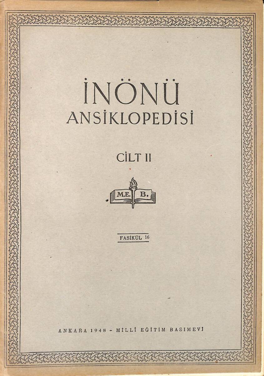 İnönü Ansiklopedisi Cilt 2 Fasikül 16 NDR91492 - 1