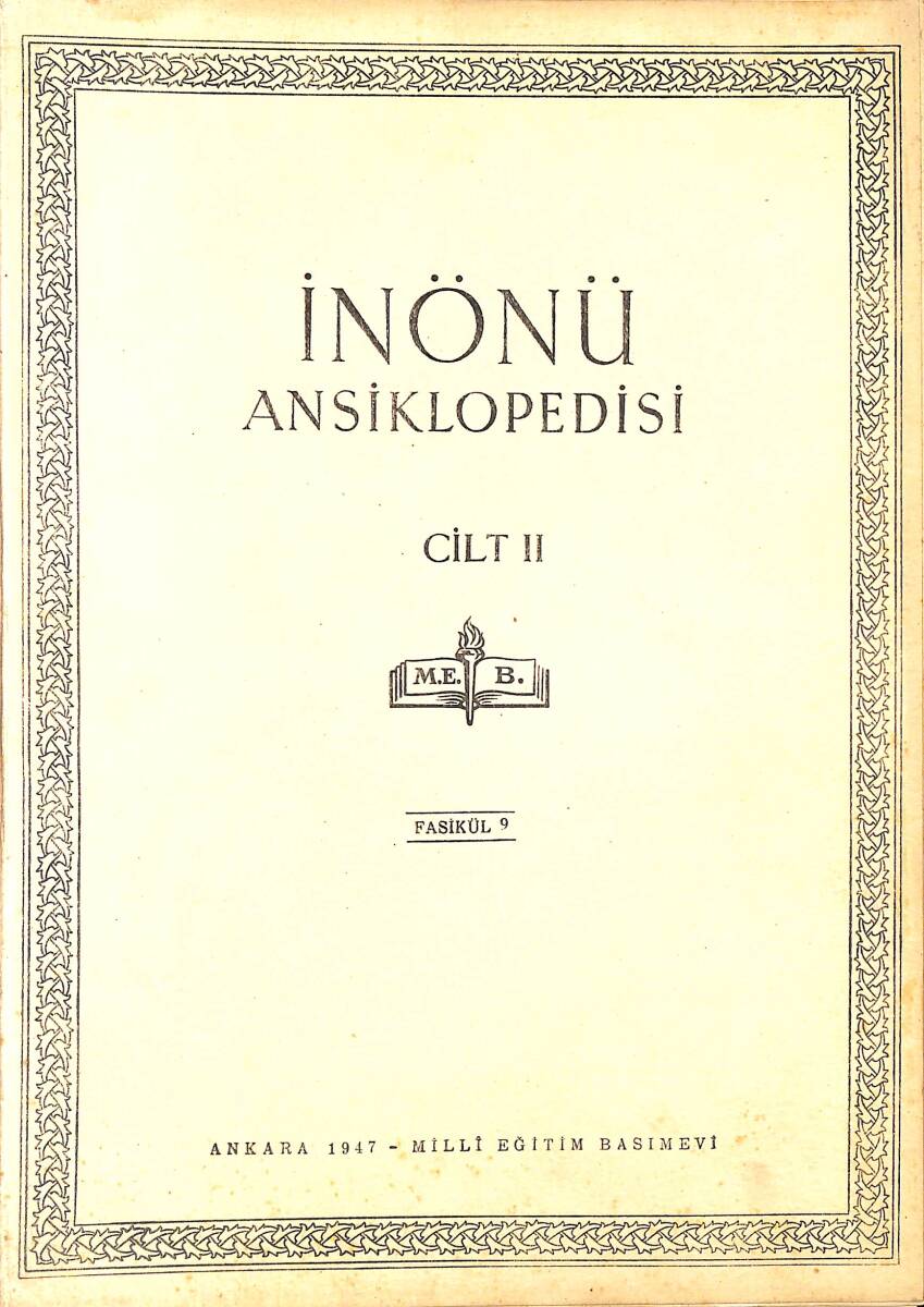 İnönü Ansiklopedisi Cilt 2 Fasikül 9 NDR91505 - 1