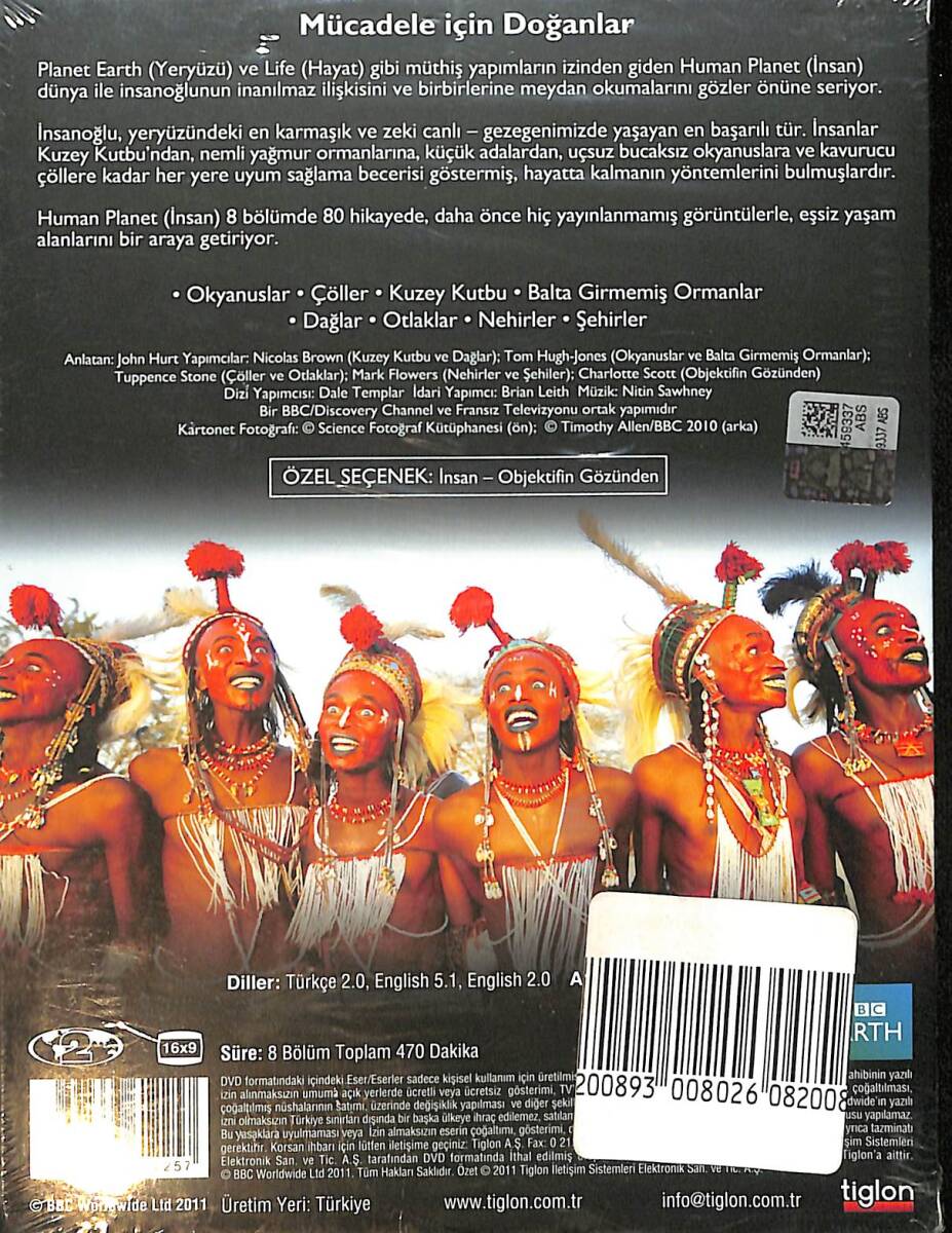 İnsan - Human Planet DVD (Sıfır) DVD2693 - 2
