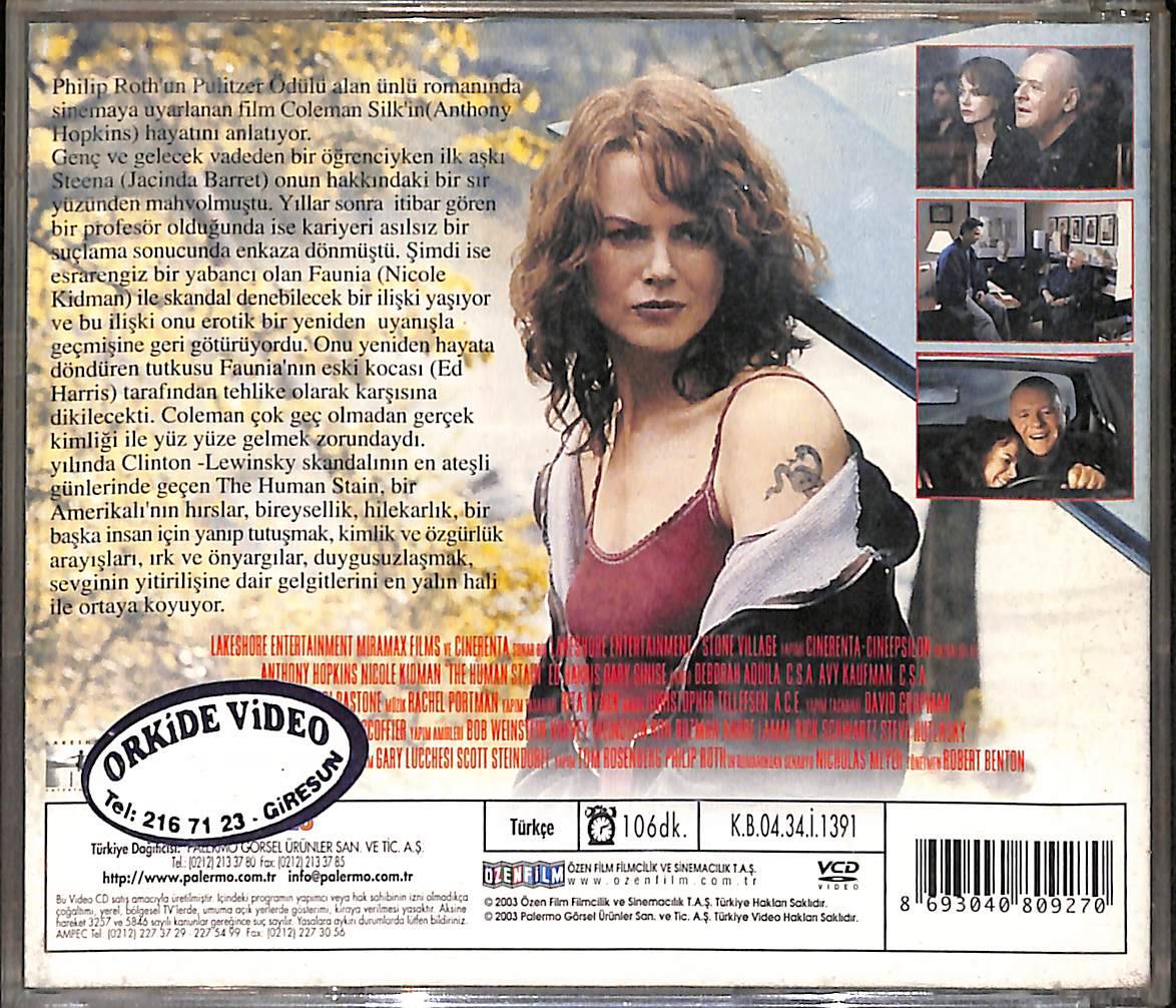 İnsan Lekesi VCD Film VCD27342 - 2
