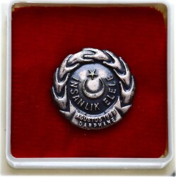 İnsanlık El Ele 1999 Deprem Broş Madalya Gümüş MVM754 - Gökçekoleksiyon