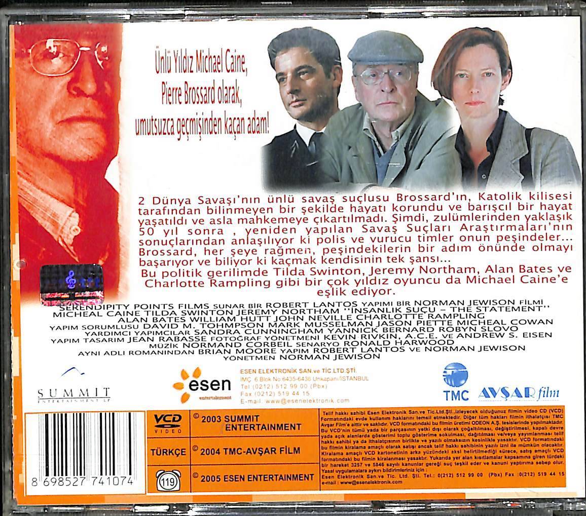 İnsanlık Suçu VCD Film VCD13913 - 2
