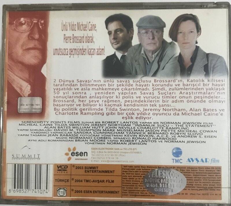 İnsanlık Suçu VCD Film VCD5420 - 2