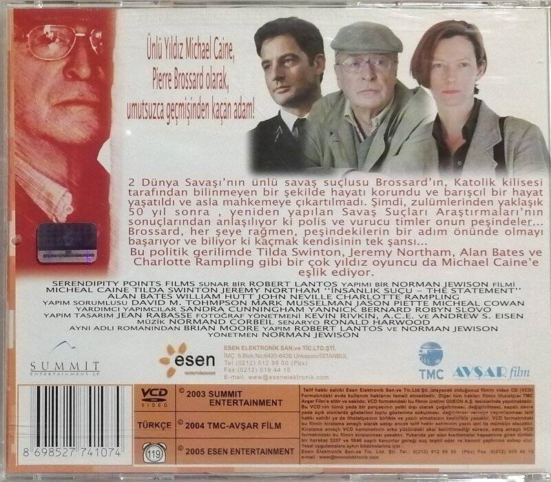 İnsanlık Suçu VCD Film VCD5484 - 2