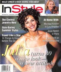 InStyle July 1997 - Julia Roberts Turns 30 a New Look - At Home With Michael Keaton İn Los Angeles NDR91883 - Gökçekoleksiyon