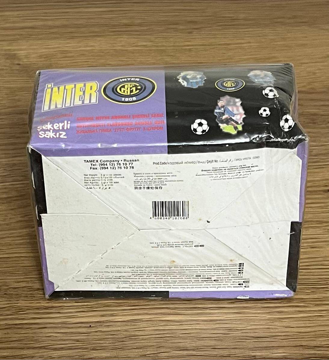 İNTER (ŞÖLEN) 2001 Şekerli Sakız Açılmamış Kutu # SKZ1827 - 6