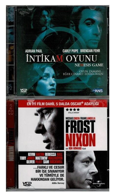 İntikam Oyunu Frost Nixon - 2 Adet VCD Film VCD728 - 1