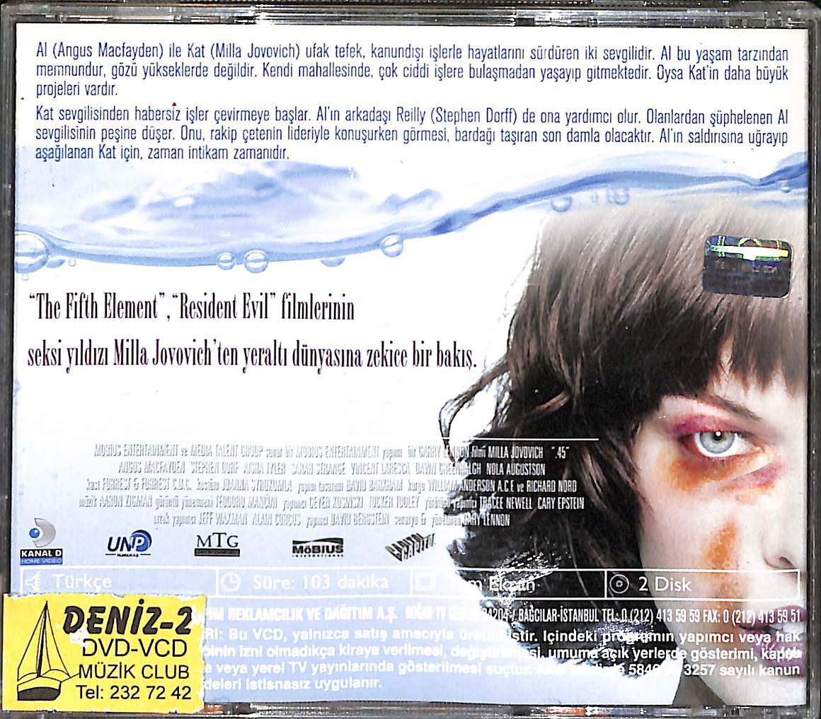 İntikamı En İyi Kadın Alır - 45 Orijinal VCD Film ' Milla Jovovich, Angus Macfayden, Stephen Dorff ' VCD28463 - 2