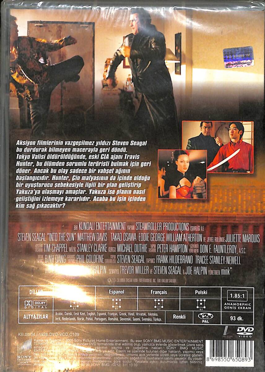 Into The Sun DVD Film (Sıfır) DVD2815 - 2