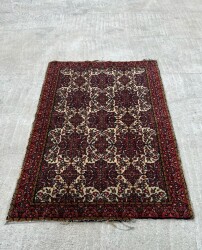 İran Eski El Dokuma Antika Halı AOB3778 (N) - 2