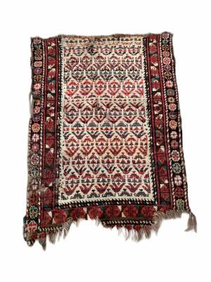 İran Eski El Dokuma Antika Halı AOB3796 (N) - 1
