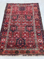İran Eski El Dokuma Antika Halı AOB3798 (N) - 3