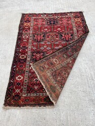 İran Eski El Dokuma Antika Halı AOB3798 (N) - 4
