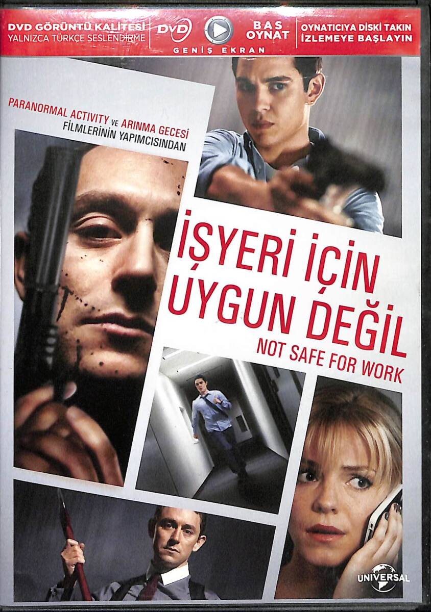 İş Yeri İçin Uygun Değil (Not Safe for Work) – Orijinal DVD (İkinci El) * Max Minghella, JJ Feild, Eloise Mumford, Christian Clemenson – 2014 * DVD2969 - 1