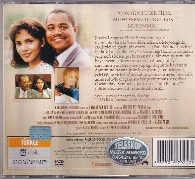 Isaiah`ı Kaybetmek VCD Film VCD10044 - 2