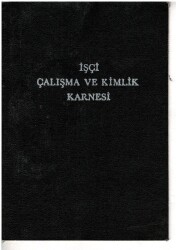 İşçi Çalışma Ve Kimlik Karnesi EFM1286 - 3