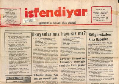 İsfendiyar Gazetesi Ocak 1987 - Kastamonulular Rehberi İçin İlgi Bekliyoruz GZ118713 - 1