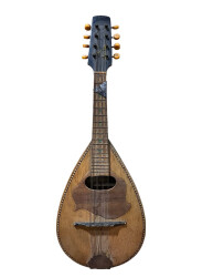 İskender Kutmani Antika Ahşap Mandolin AOB4205 - 1
