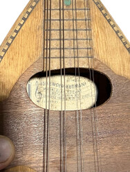 İskender Kutmani Antika Ahşap Mandolin AOB4205 - 2